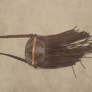 Fringe Louis Vuitton crossbody bag
